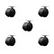 Service Caster 2'' Black Metal Hooded Twin Wheel Caster Nylon Wheels Top Plate, 5PK SCC-TP02S50D-NYS-FB-TP2-5 - alternate 1